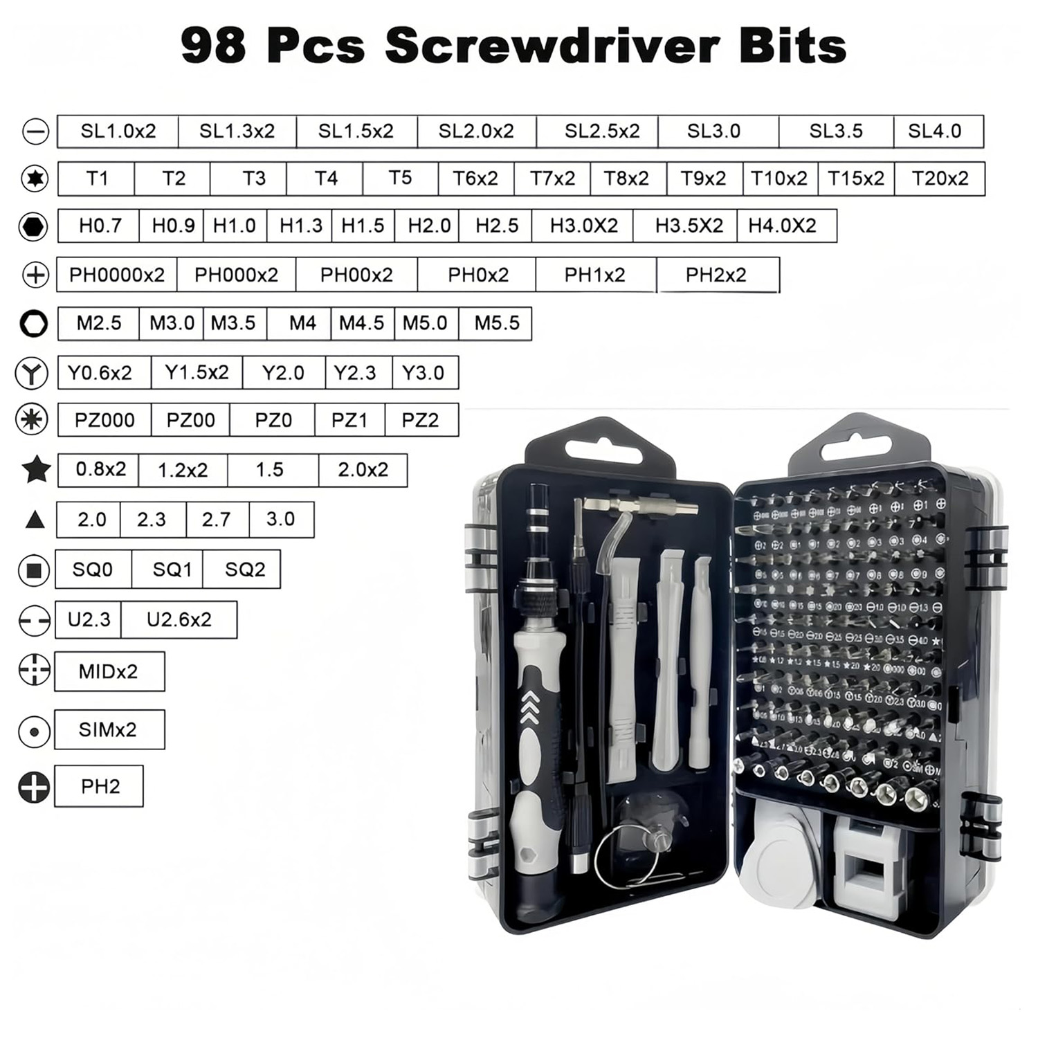 115-in-1 Precision Screwdriver - огляд і ціна Electronics Repair Gadgets
