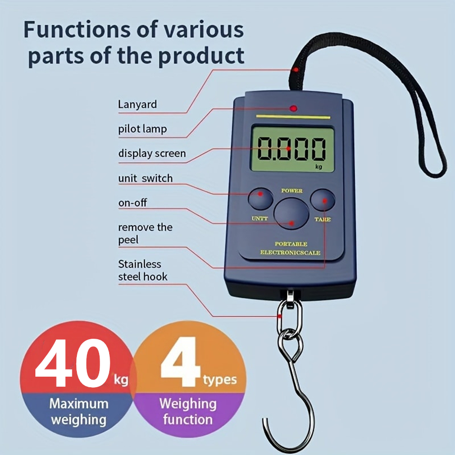 40kg Multifunctional Mini Elec - огляд і ціна Electronic Gadgets