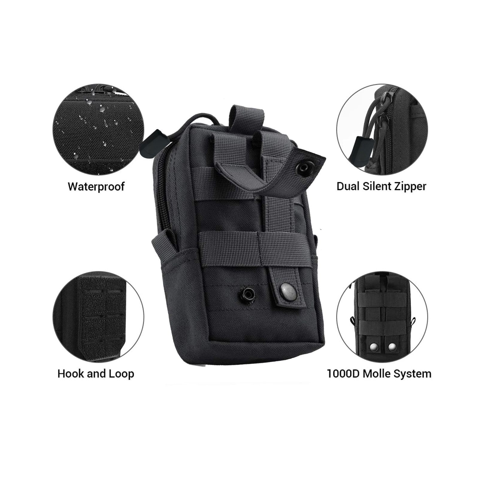 Tactical Molle Pouch Waist Bag - огляд і ціна Electronic Gadgets