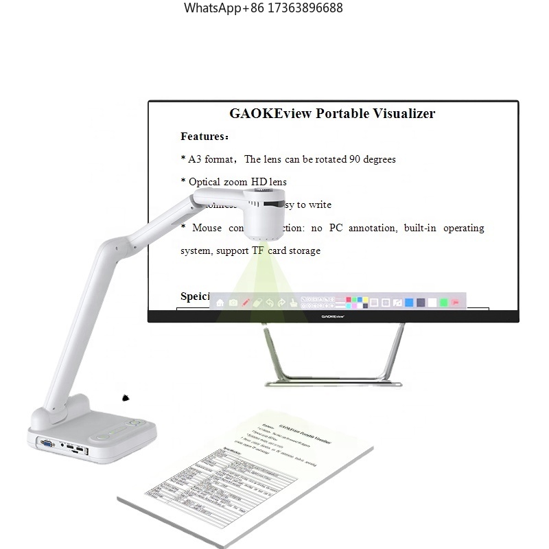 Gaoke A3A4 Mini Scanner Docume - огляд і ціна Document Camera Visualizer