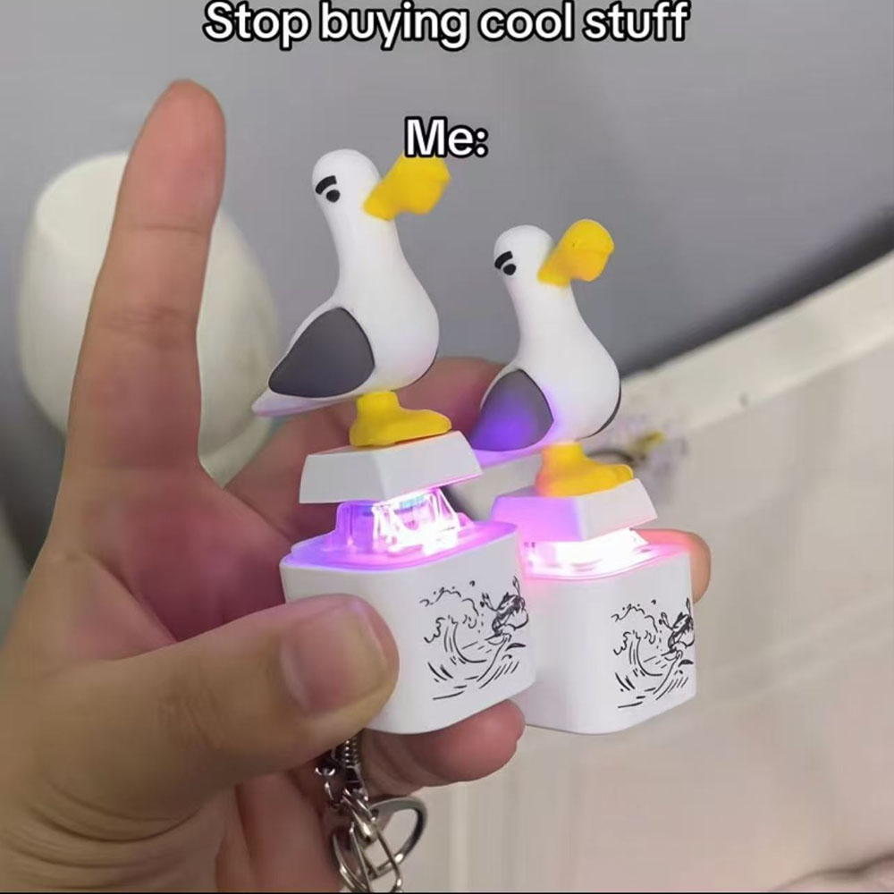 Mine Seagull Keycap Keychain L - огляд і ціна Electronics Gadgets Wholesale
