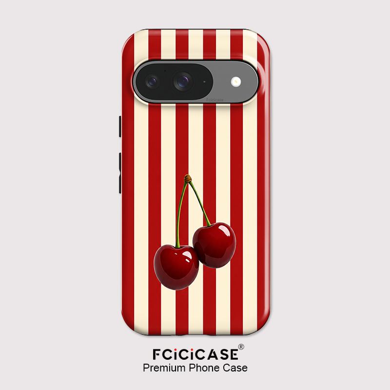 Fcicicase Cherry Stripe Patter - огляд і ціна Google Pixel 9