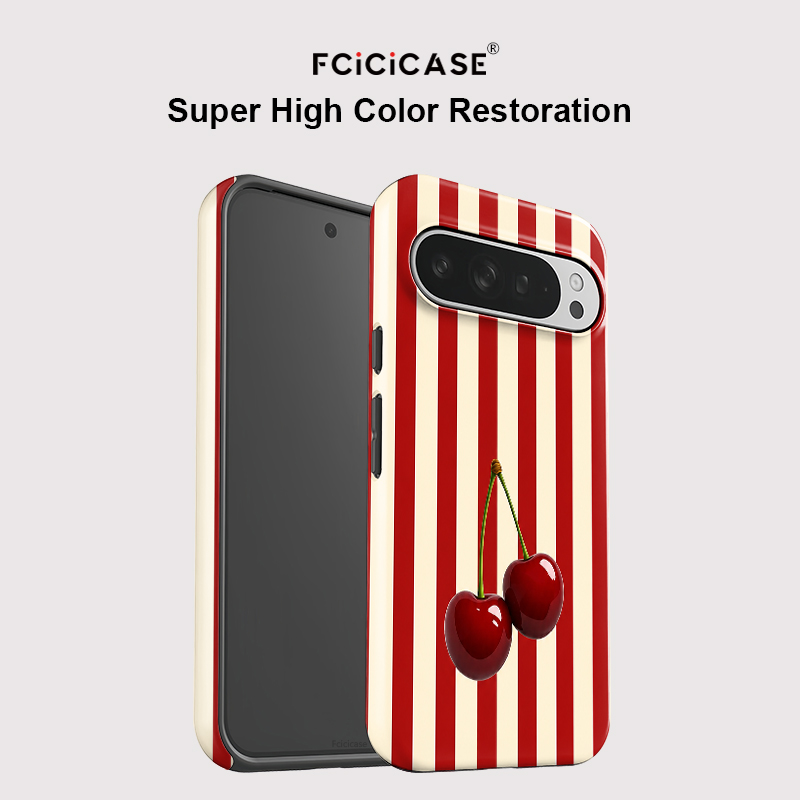 Fcicicase Cherry Stripe Patter - огляд і ціна Google Pixel 9