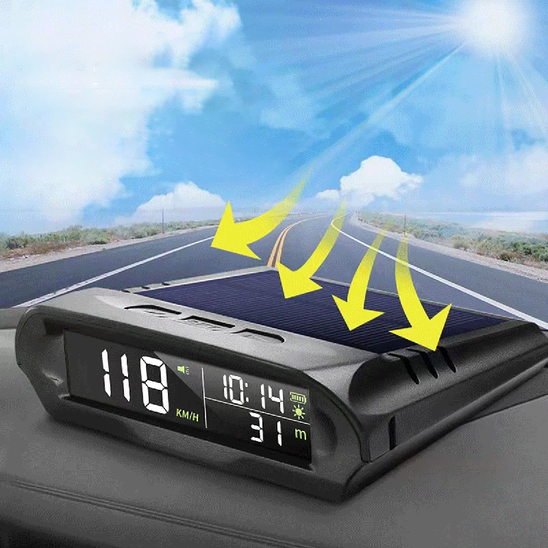 Auto GPS Speedometer With Sola - огляд і ціна Electronics Gadgets Wholesale