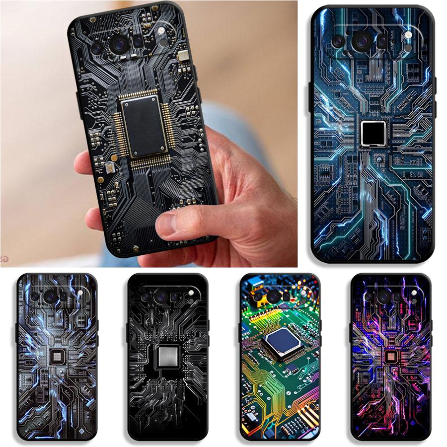 Retro Circuit Board Funda Phon - огляд і ціна Google Pixel 9